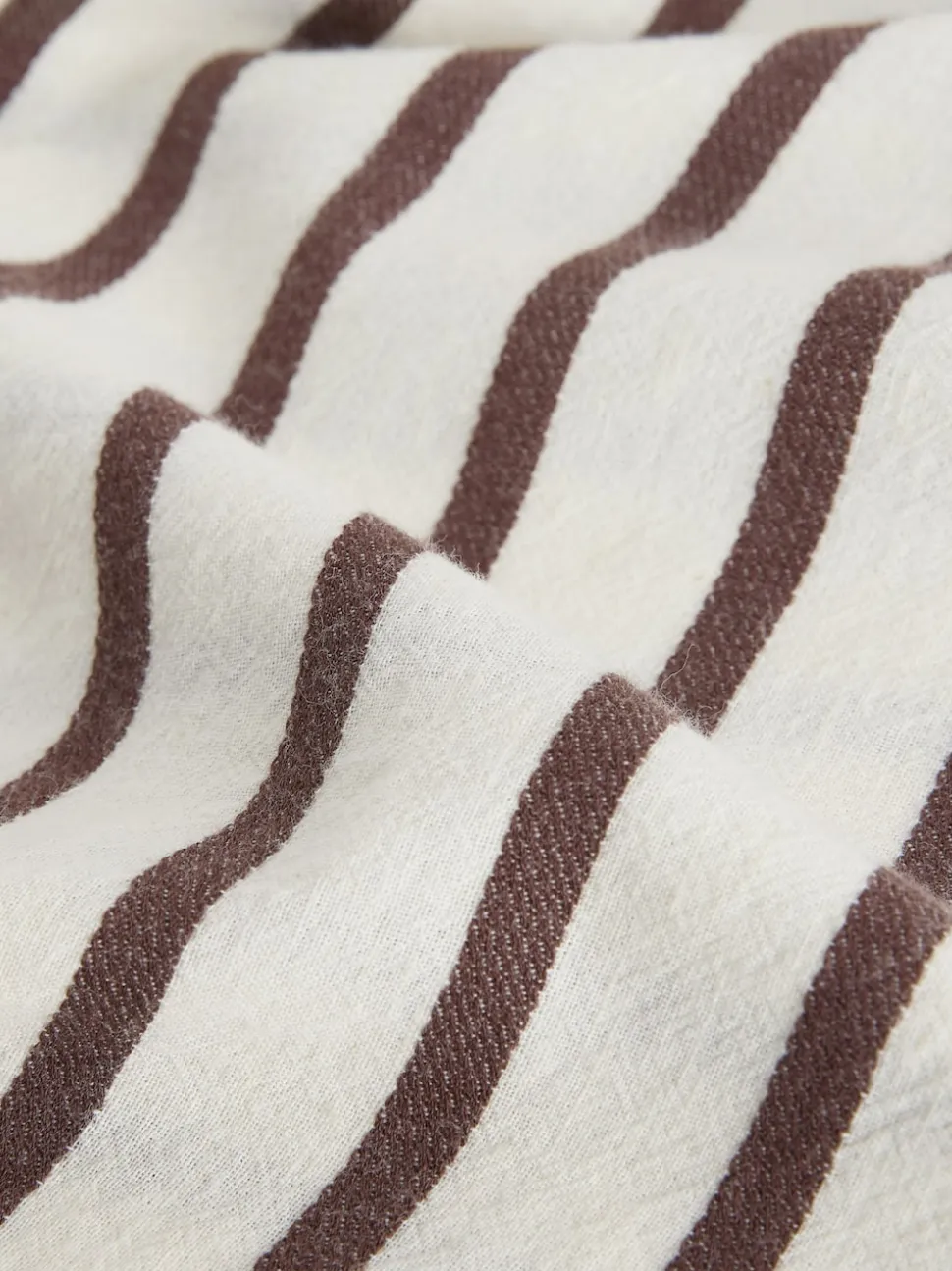 Chocolate Brown Summer Column Skirt With Linen