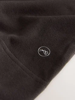 Chocolate Brown Thermal Soft Touch Long Sleeve High Neck Top