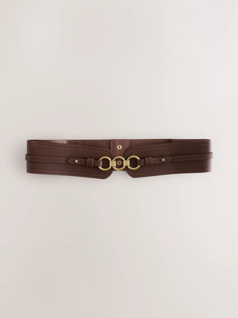Chocolate Brown Wide Corset Belt