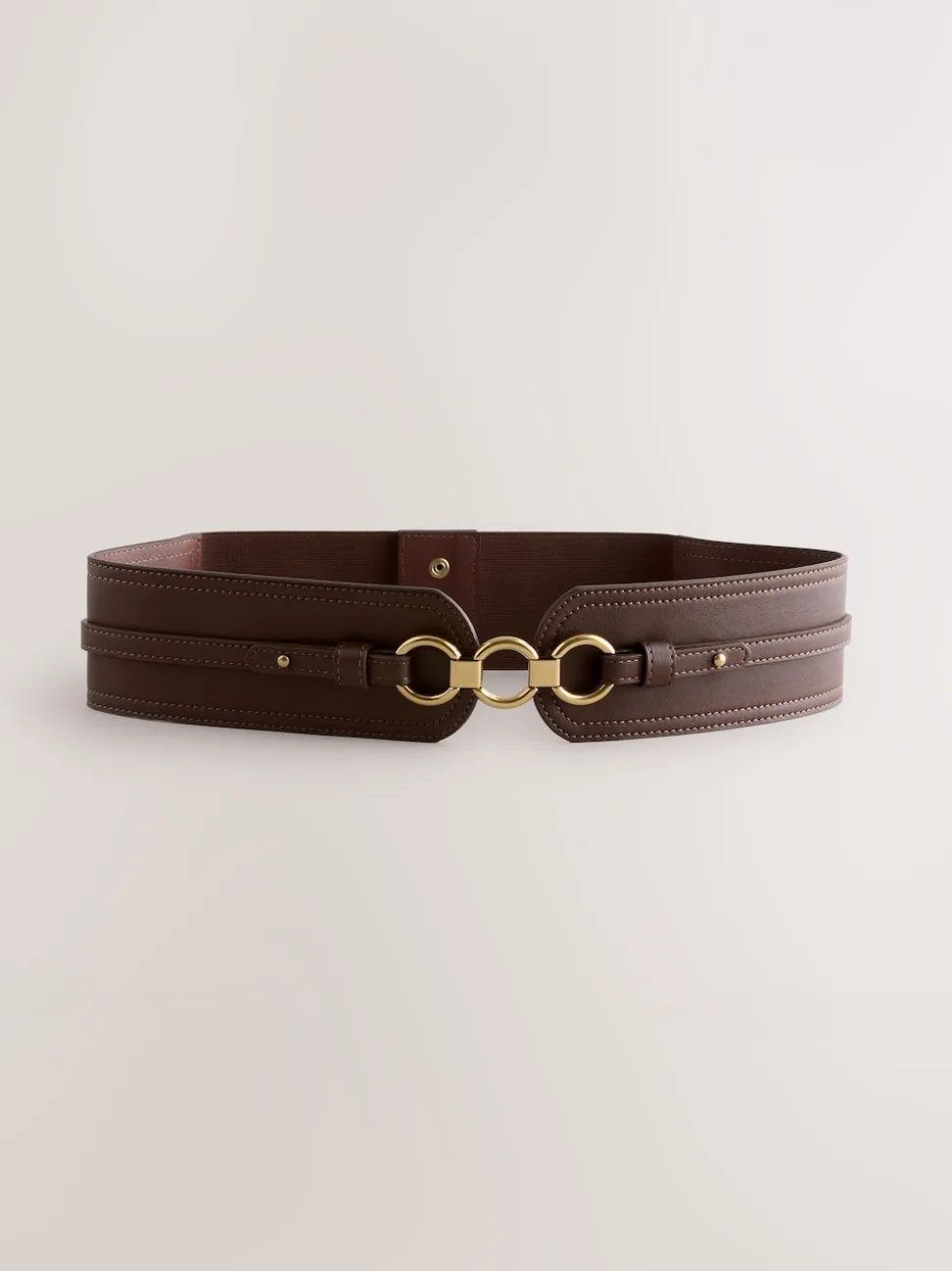 Chocolate Brown Wide Corset Belt