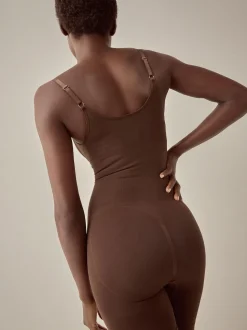 Chocolate Nude Firm Tummy Control Wear Your Own Bra Body