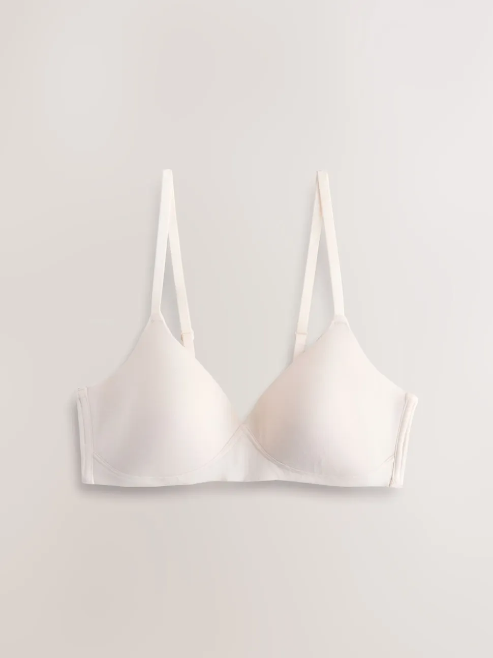 Chocolate/Pink/Cream Pad Non Wire Cotton Blend Ultimate Comfort Bras 3 Pack