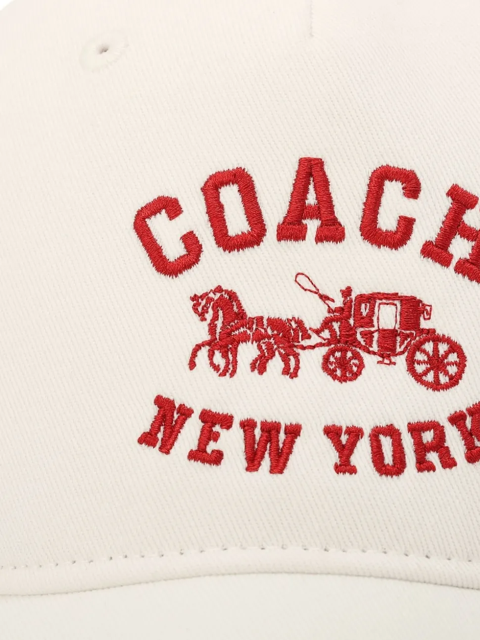 COACH White Horse And Carriage Baseball Hat