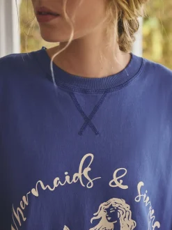 Cobalt Blue Graphic Nightie