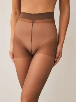 Coffee Matt 15 Denier Tights 3 Pack