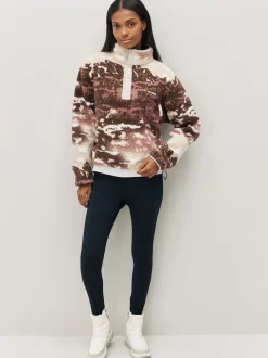 Columbia Helvetia™ II Printed Cropped Half Snap Fleece