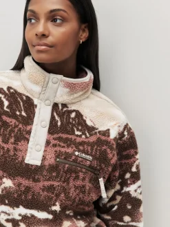 Columbia Helvetia™ II Printed Cropped Half Snap Fleece