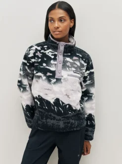 Columbia Helvetia™ II Printed Cropped Half Snap Fleece