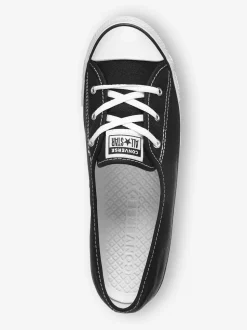 Converse Black Ballet Lace Trainers