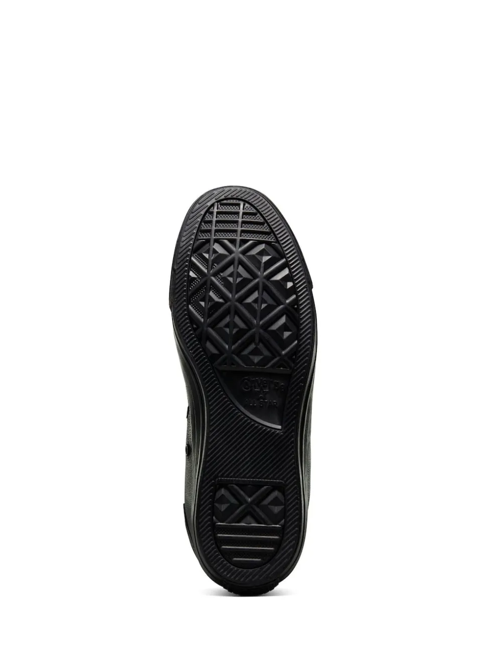 Converse Black Leather High Top Trainers