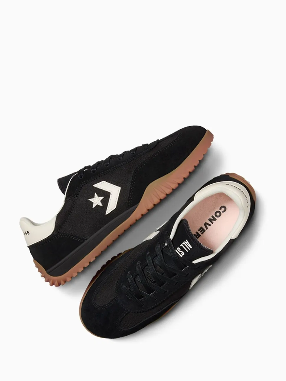 Converse Black Run Star Low Trainers