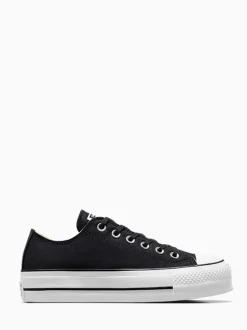 Converse Black/White Platform Lift Chuck Ox Trainers