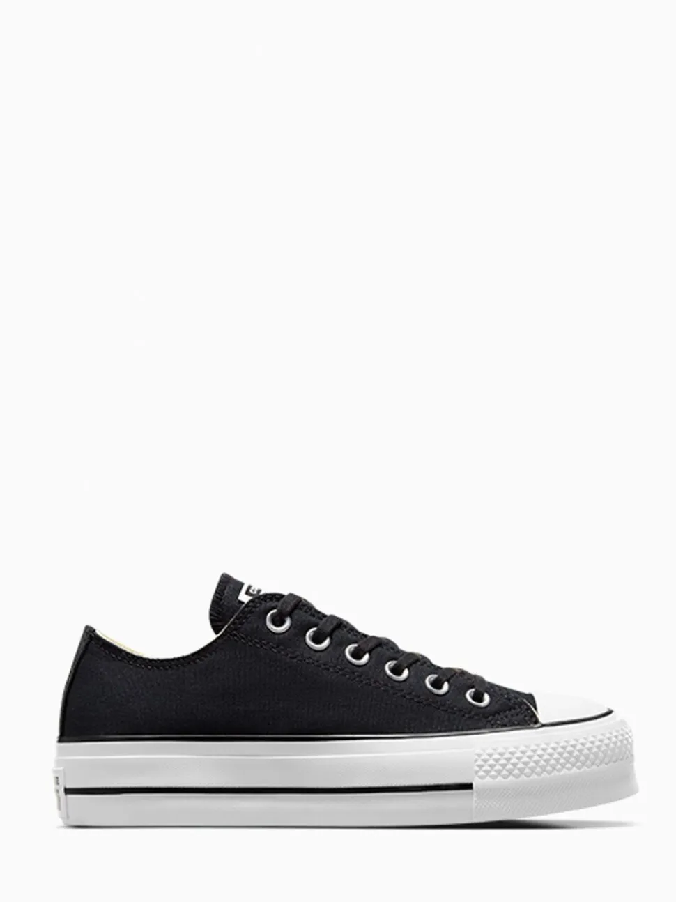 Converse Black/White Platform Lift Chuck Ox Trainers