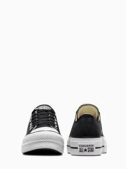 Converse Black/White Platform Lift Chuck Ox Trainers