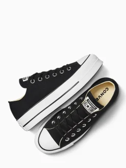 Converse Black/White Platform Lift Chuck Ox Trainers