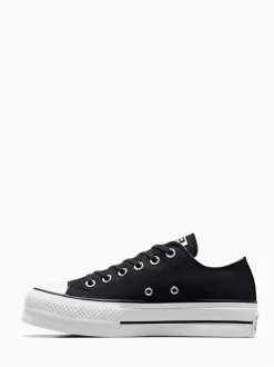 Converse Black/White Platform Lift Chuck Ox Trainers