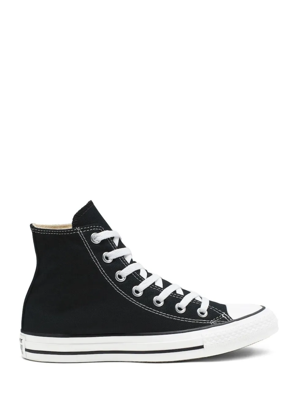 Converse Black/White Wide Fit Chuck Taylor All Star High Trainers