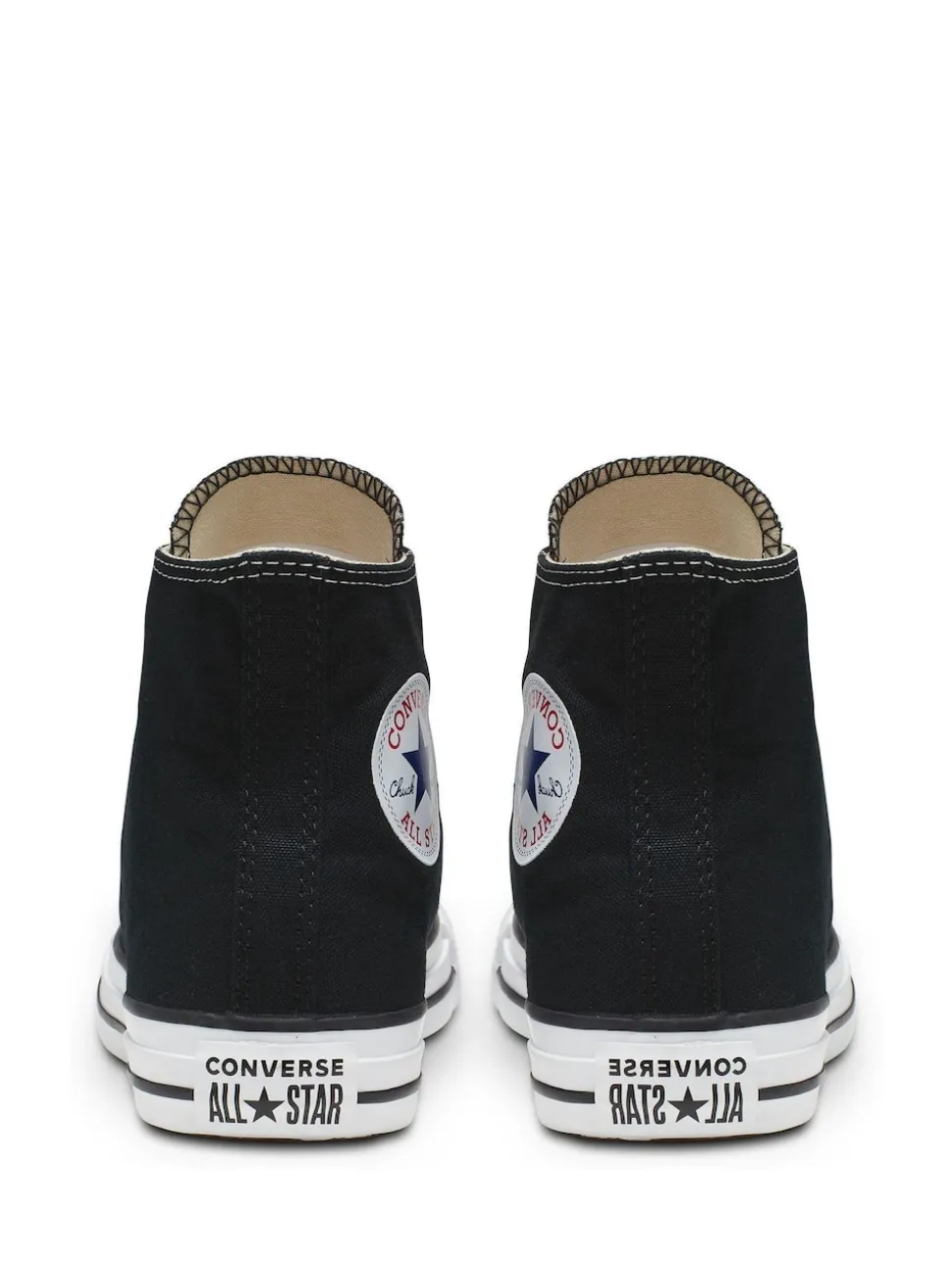 Converse Black/White Wide Fit Chuck Taylor All Star High Trainers