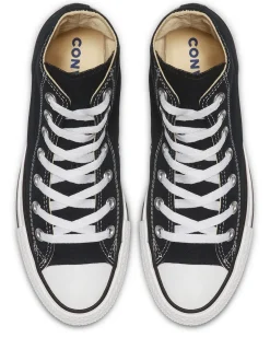 Converse Black/White Wide Fit Chuck Taylor All Star High Trainers