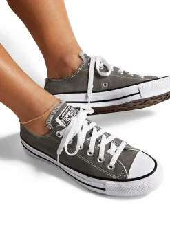 Converse Charcoal Standard Fit Chuck Taylor All Star Ox Trainers
