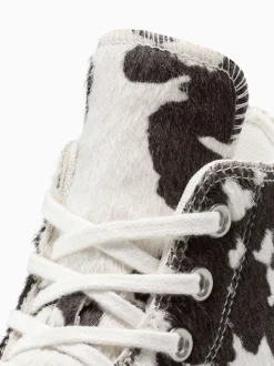 Converse Cow Brown Chuck Taylor Suede All Over High Trainers