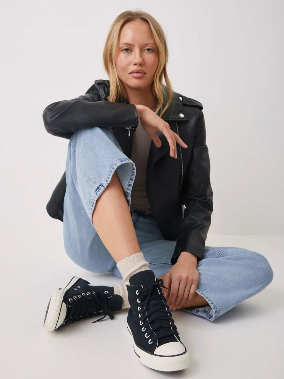 Converse Leopard Black Chuck Taylor Suede All Over High Trainers