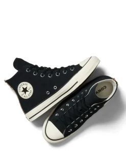 Converse Leopard Black Chuck Taylor Suede All Over High Trainers