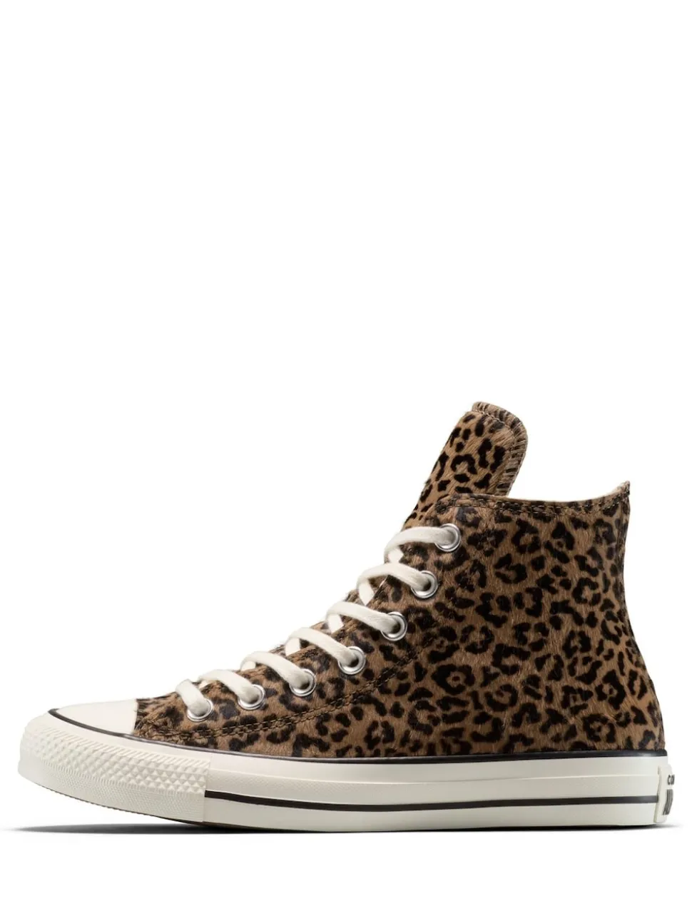Converse Leopard Brown Chuck Taylor Suede All Over High Trainers