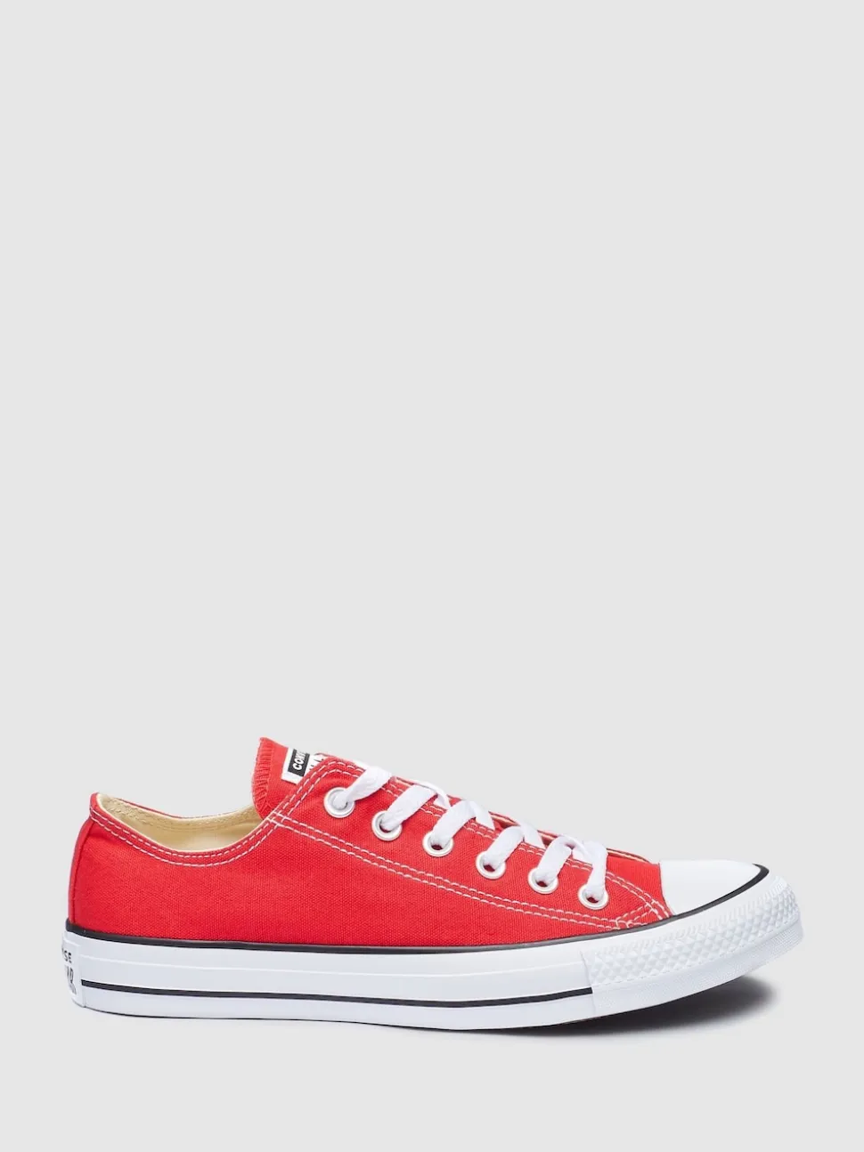 Converse Red Standard Fit Chuck Taylor All Star Ox Trainers