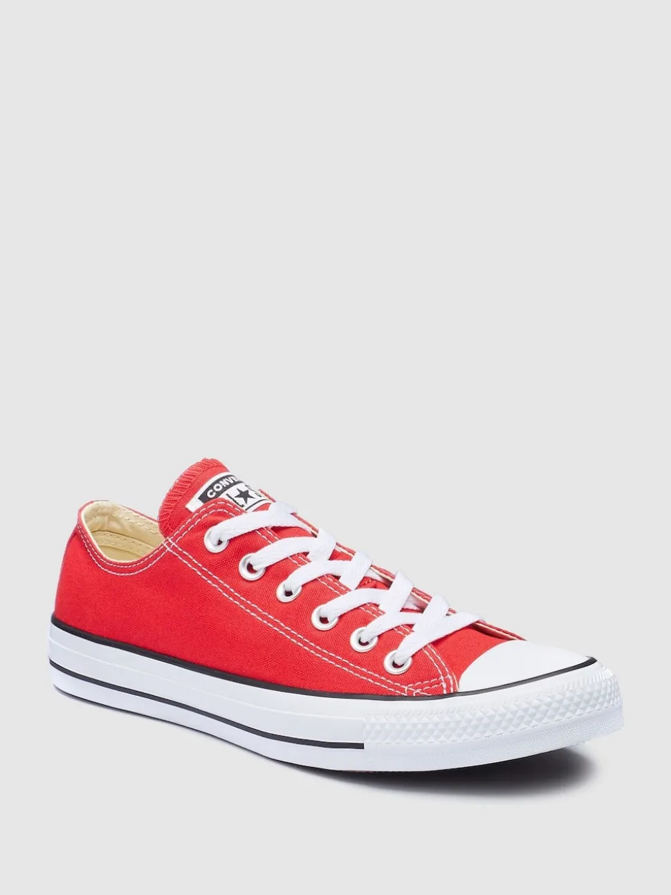 Converse Red Standard Fit Chuck Taylor All Star Ox Trainers