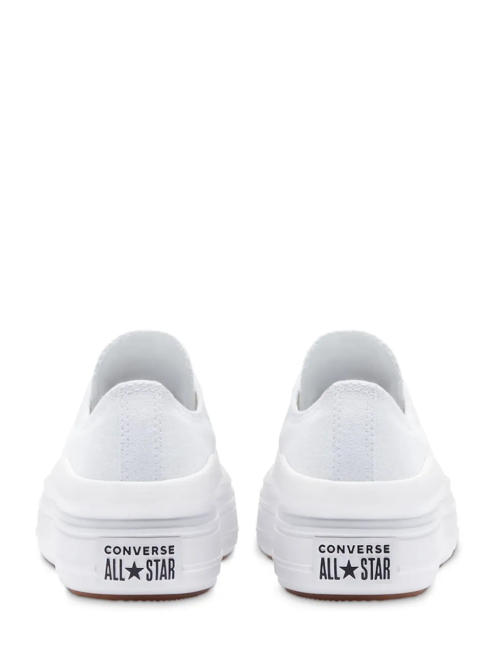 Converse White All Star Move Chuck Ox Platform Trainers