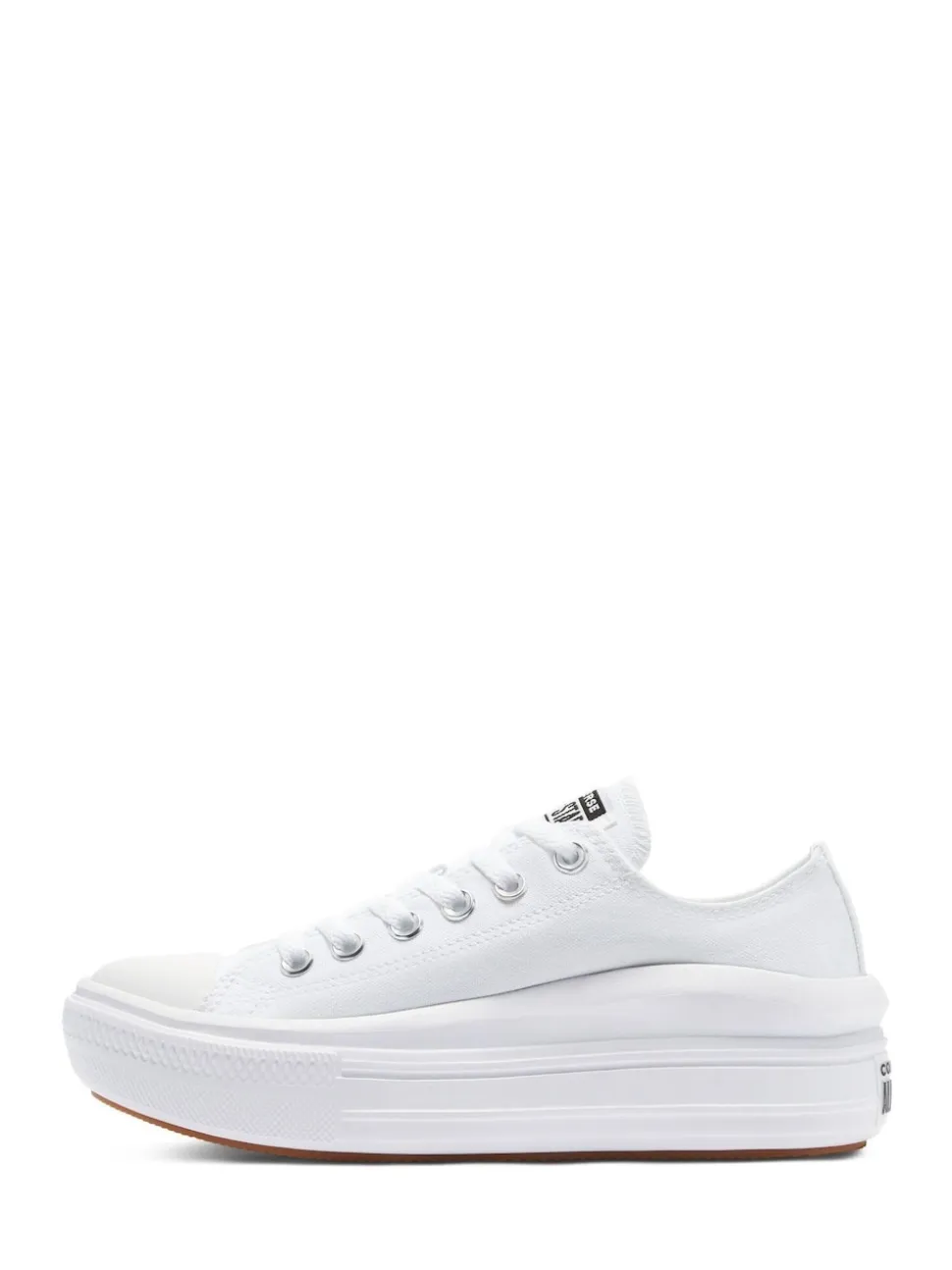 Converse White All Star Move Chuck Ox Platform Trainers