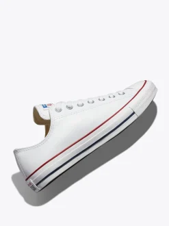 Converse White Leather Ox Trainers