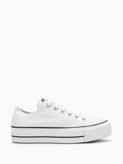 Converse White Platform Lift Chuck Ox Trainers
