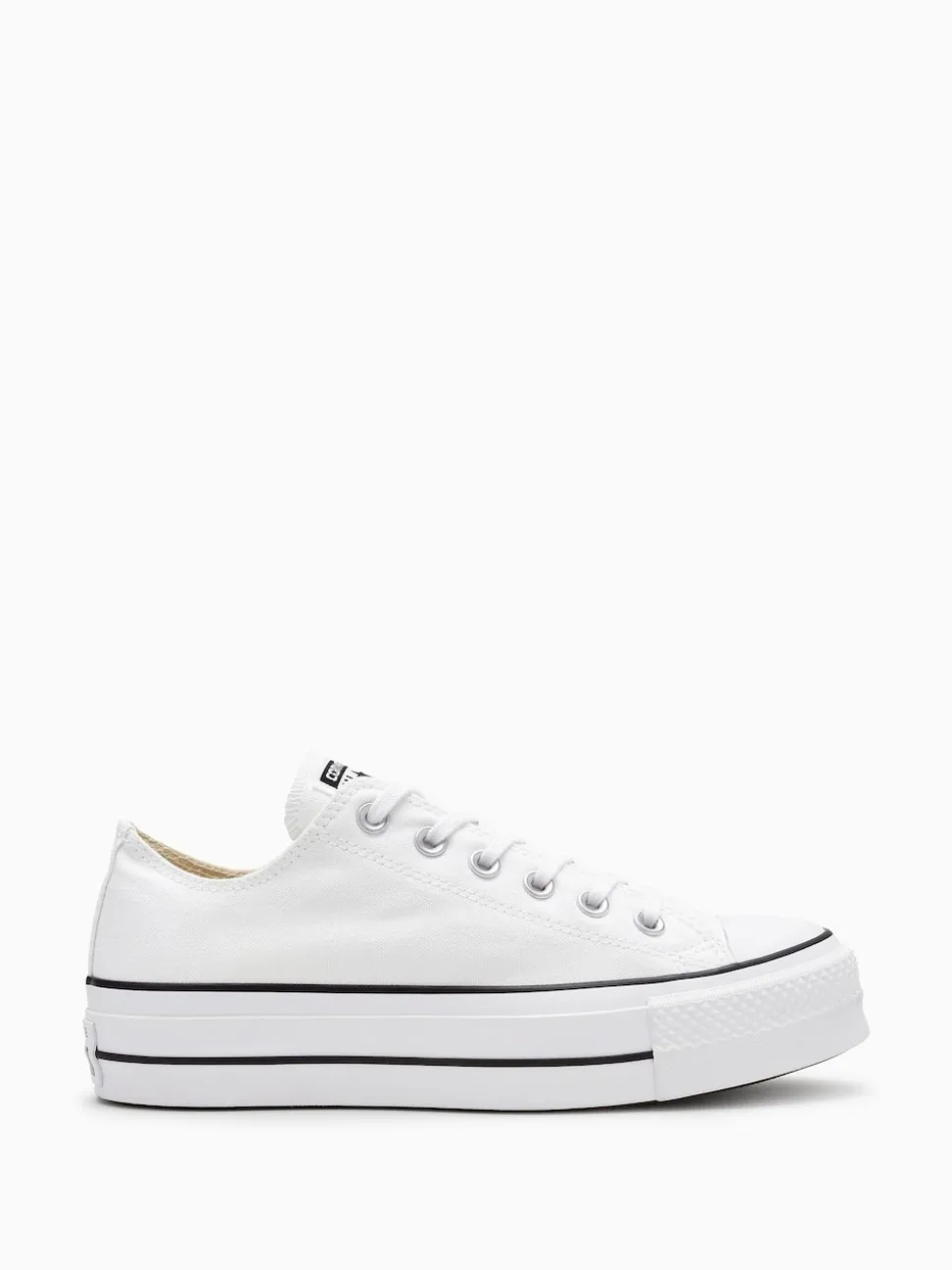 Converse White Platform Lift Chuck Ox Trainers