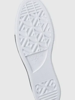 Converse White Platform Lift Chuck Ox Leather Trainers