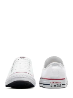 Converse White Standard Fit Chuck Taylor All Star Ox Trainers