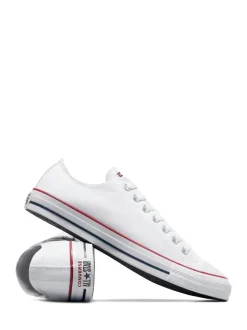 Converse White Standard Fit Chuck Taylor All Star Ox Trainers
