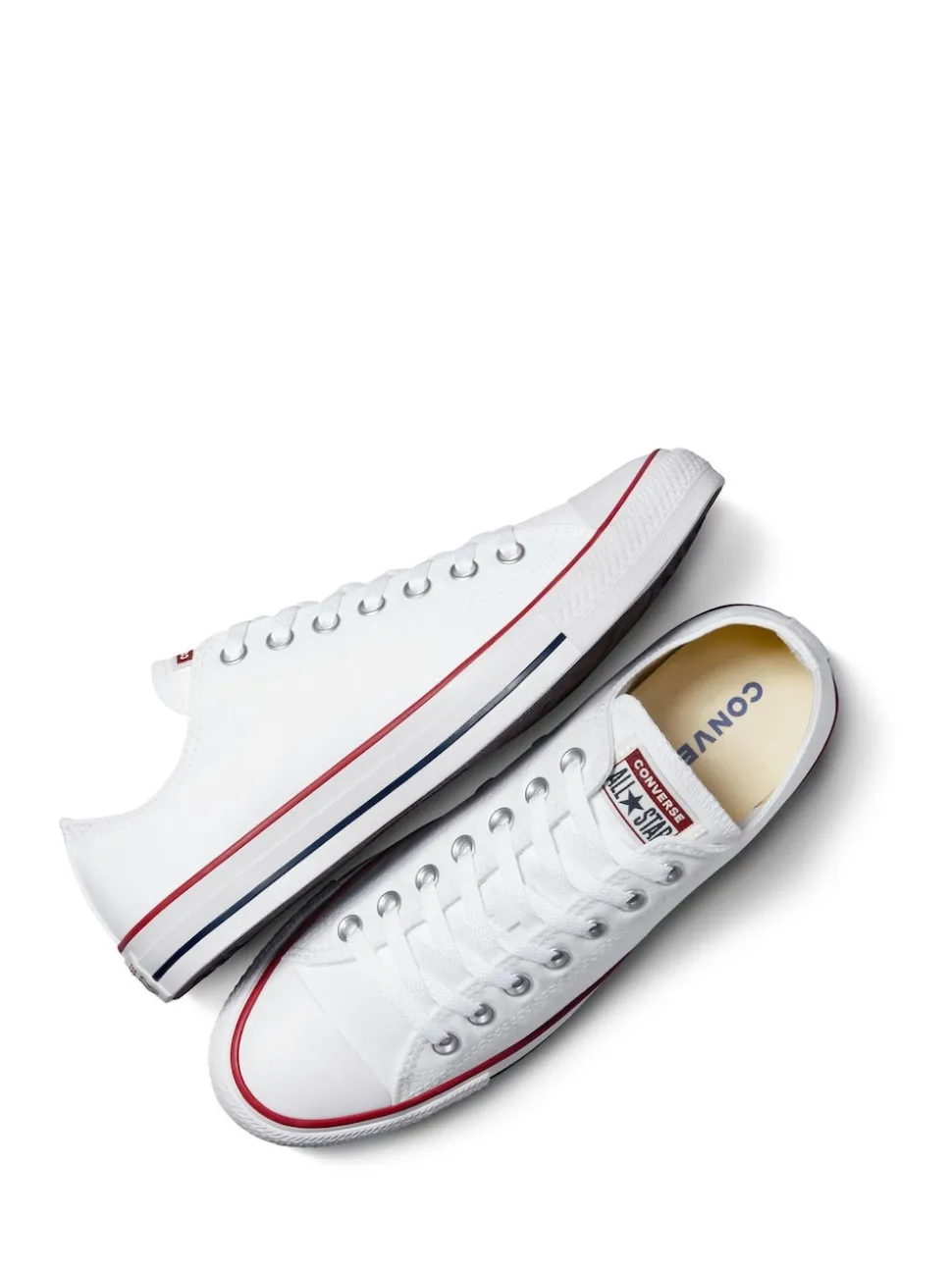 Converse White Standard Fit Chuck Taylor All Star Ox Trainers