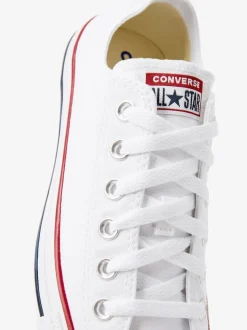 Converse White Wide Fit Chuck Taylor All Star Ox Trainers