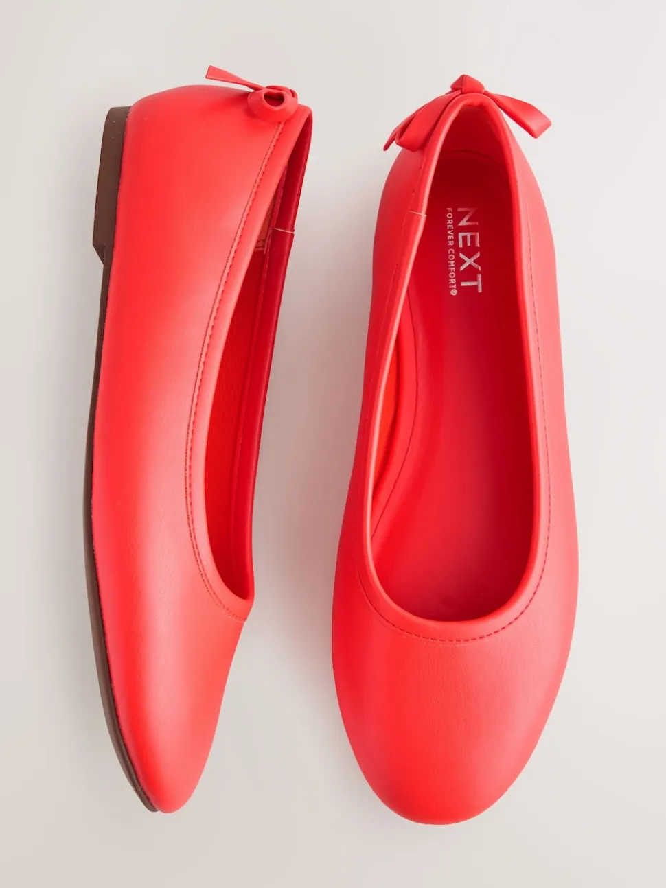 Coral Standard/Wide Fit Ballerina Shoes