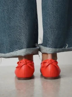 Coral Standard/Wide Fit Ballerina Shoes