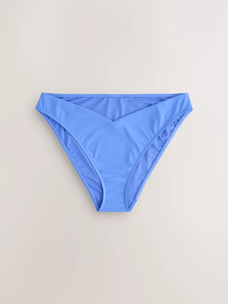 Cornflower Blue V Front High Leg Bikini Bottoms