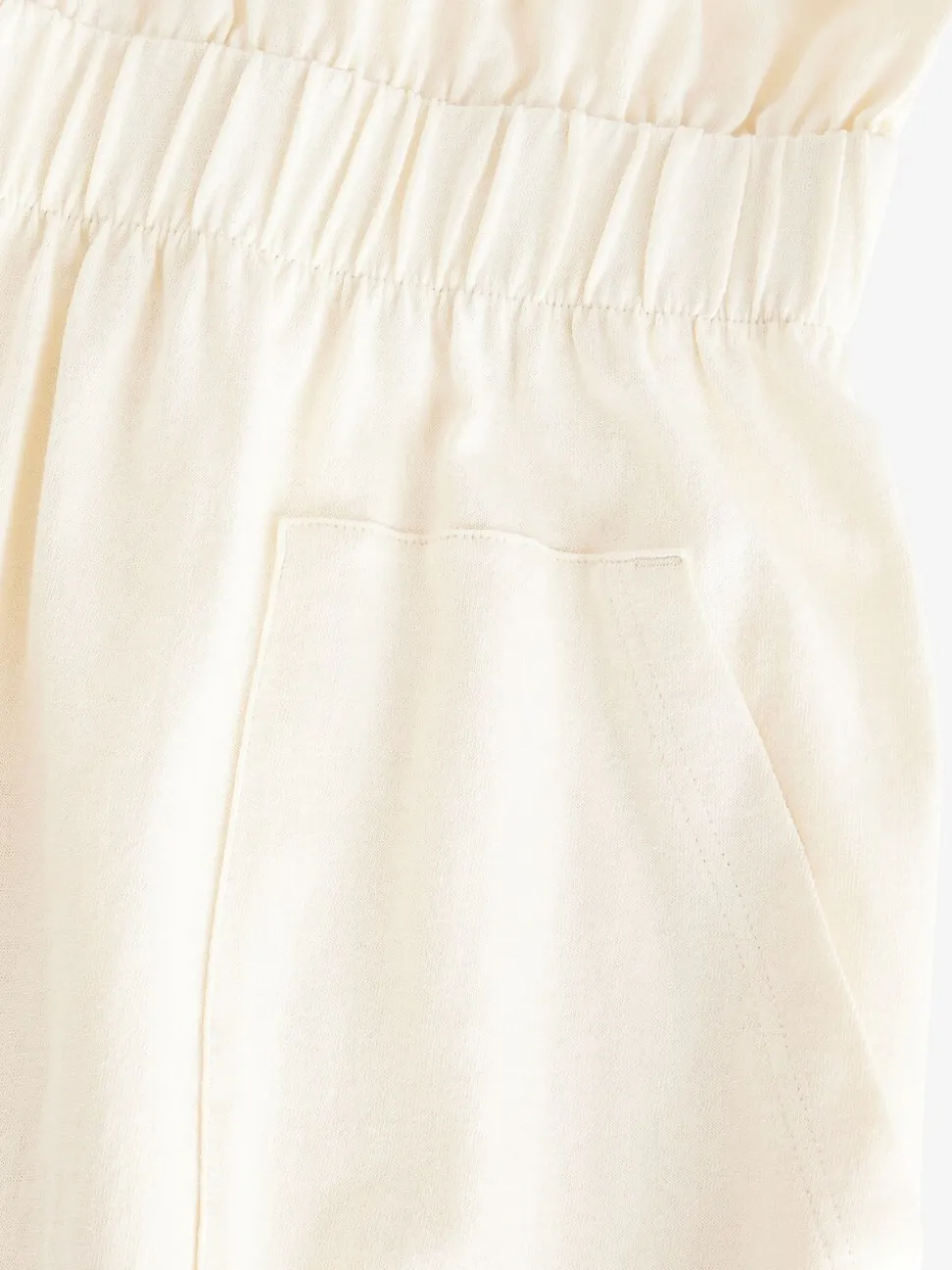 Cream 100% Cotton Summer Midi T-Shirt Dress
