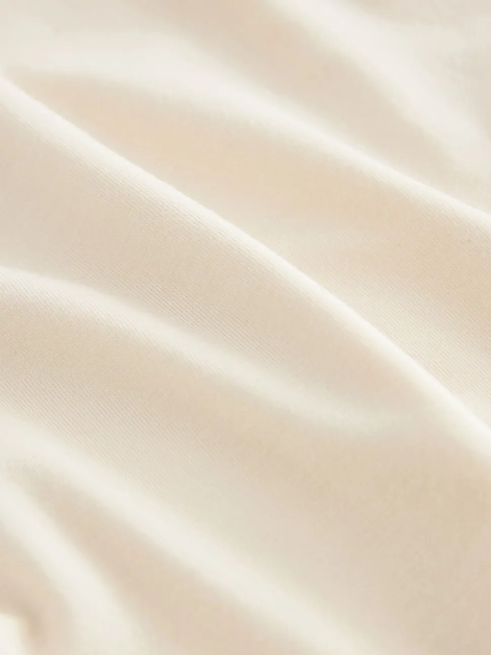 Cream Jersey Waisted Summer Dress