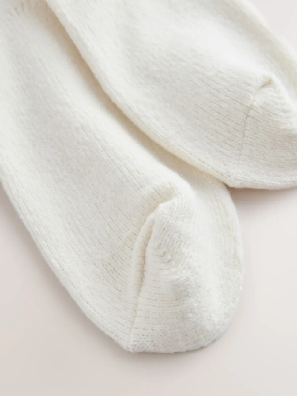 Cream Longline Slouchy Socks 1 Pack