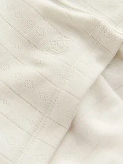 Cream Thermal Maximum Warmth Cosy Pointelle Long Sleeved Top