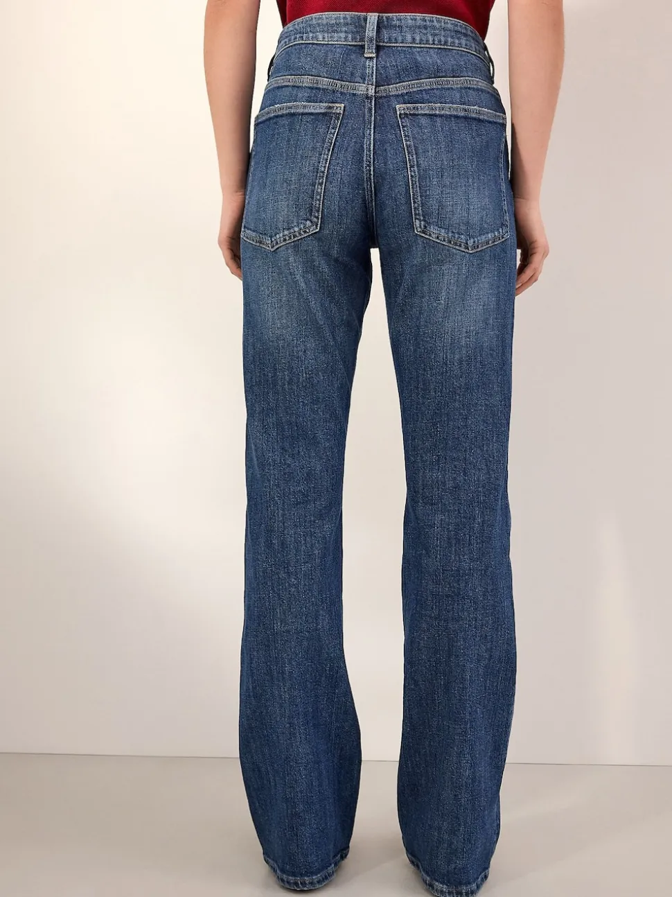 Dark Blue Authentic Bootcut Jeans