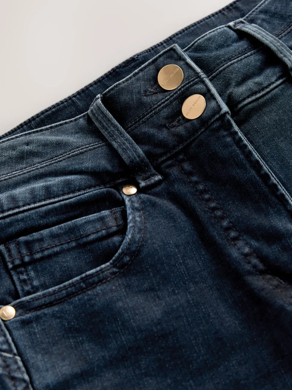 Dark Blue Denim Lift, Slim And Shape Bootcut Jeans