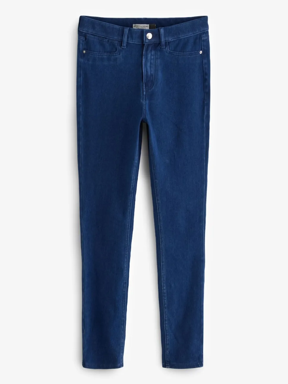 Dark Blue Jersey Denim Leggings